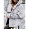 Autumn Winter Women Hooded Patchwork Warm Cotton Coat Women Cotton Padded Jacket Oversize Outerwear Women Parka Coat