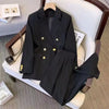 Temperament Blazers Women Clothes Oversized Jackets Office Lady Double-breasted Casual Korean Coats Tops Ropa Mujer