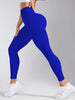 V-Back High Waisted Yoga Leggings Seamless Knit Tights for Women Quick Dry Butt Lifting Slim High Elastic Leggings