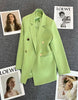 Spring Autumn Long Sleeve Female Blazer Double Button Jacket Ladies Business Work Wear Formal Coat Women Outerwea