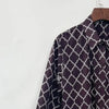 Women 100% Cotton Shirt Dress Plaid Letter Printed Lace-up Half Sleeve Lady Turn-down Collar Loose Single Breasted Midi Robe