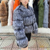 Faux Fur Coat Women's Jacket Winter Warm Thick Fox Raccoon Leather Brown Plus Size Especially Fake Fur Cold