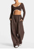 Sport Trousers Women Loose Casual Wide-leg Trousers with Pockets Gym High Waist Fitness Running Yoga Pants