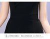 Host evening dress, light, niche one shoulder black long dress, fishtail, one shoulder dress, female