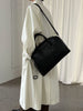 Women Coffee Brief Belted Big Size Long Trench Lapel Long Sleeve Windbreaker Tide Spring Autumn 1DJ3893