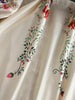 Runway Designer Dresses Women Stand Neck Long Sleeve Floral Print With Belt Boho Holiday Dress Flower Long Robes