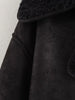 Winter Women's Black Faux Leather Jacket Warm Streetwear Outwear Solid Elegant Warmth PU Coat for Ladies Jackets Coat Tops