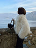 Faux Fur Coat Women Loose Lapel Full Sleeve Fluffy Short Overcoat Autumn Winter Street Lady Furry Warm Overcoat