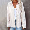Winter Clothes Women Corduroy Long Sleeve Casual Shirt Button Women Coat Overshirt Loose Comfortable Coat Female