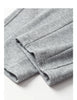 Women Casual Pants Winter Sweatpants Tapered Elastic Waist Split Design Fleece-Lined Warm Trousers