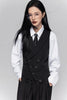 women's casual suits with a lapel collar, business vest, British style sense, gun lapel collar, slim fit vest, jacket