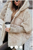 European American Women's Solid Color Casual Simple Basic Spliced Hooded Quilted Coats Female Parkas Clothes