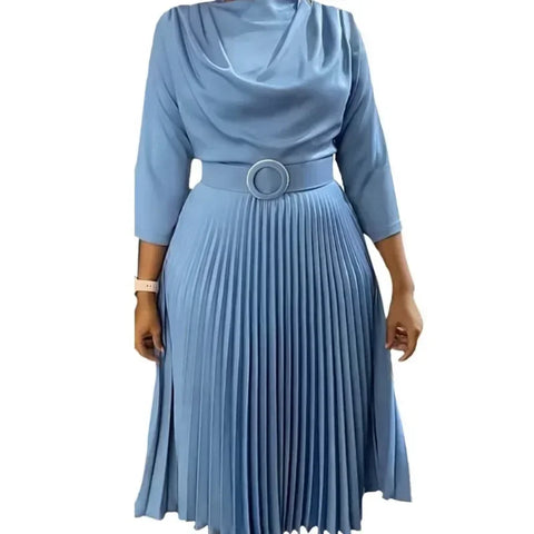 Elegant African Dresses for Women Spring Africa Clothing Office Lady Party Slim Dress Dashiki Ankara Clothes for Women