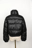 Winter Parka Coat Women's Jacket Thick Warm Women Black PU Leather Coats Women Elegant Zipper Faux Leather Jackets Tops