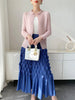 Yellow Pleated Women's Elastic Slim Cardigan Coat Autumn Outerwear Stand Collar Jacket 2DB3894