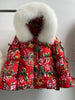 Lagabogy Big Natural Fox Fur Puffer Jacket Winter Clothes Women Thick Warm White Duck Down Coat Female Real Fur Parker