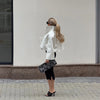 Casual Pu Leather Women Jacket Street Long Sleeve Stand Collar Zippers Female Outwear Autumn Winter Lady Streetwear