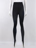 Korean Winter Black High Waisted Skinny Y2K Women Pants Sexy Glitter Casual Club Leggings Pants Long