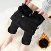 Women's Fleece Warm Winter Jeans Thicken Elastic Skinny Pencil Pants Korean Slim Plush Thermal Leggings Trousers