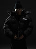 Winter Warm Leopard Print Diamond Puffer Parkas Women's Hip Hop Hooded Zip Up Oversized Padded Coat Streetwear Vintage Jackets