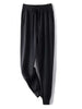 Women 100% Wool Pants Autumn and Winter Soft Comfortable High-Waist Knitted Thicken Pants Female Thin pants Casual Trousers