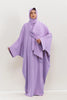 Two Pieces Muslim Abaya Women Jilbab Islamic With Hijab Clothing Dubai Saudi Robe Turkish Modesty Prayer Dresses Loose Kaftans