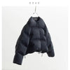 Collarless Short down Jacket, Petite Size, 90% White Duck down Puffer Jacket, Thickened Women's Coat