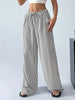 Women's Striped Wide-Leg Trousers