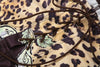Leopard Flower Print Pants Women Hottie Drawstring Midnight Party Streetwear Autumn Daily Chic Bottoms