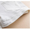 White Denim Shorts Women Low waisted Korean version Slim Elastic Skinny Buttocks Wrapped Sexy Short pants Female