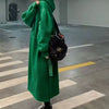 Plus Size Hooded Loose Long Hoodie Thick Fleece Sweatshirts Coat Winter Midi Dress Warm Women's Oversize Jacket Casual Outerwear