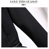 Spring Autumn Women's Dresses Suit Collar Stitching Fake Two-Piece Elegant Lady Office Long Dress Vestidos
