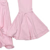 Women's A-Line Bodycon Mini Dress Ruffle Hem V-Neck Asymmetrical Buttons Long Sleeve Short Dress Party Streetwear Outfits