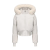 Women's Bomber Jacket Hooded Cropped Coat Winter Jacket Woman Cool Warm Clothes Coffee Black White Clothing XXL
