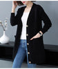 Ladies Sweater Jacket Autumn Winter V-neck Be All-match Women's Knitting Cardigan Sweater Coat Loose Comfortable Female Top
