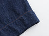Women 2 Piece Set Denim Pullover Sweatshirts & Vintage High Elastic Waist Trousers Feamle Chic Lady Pants Set