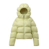 Puffy Cotton Jacket Women Winter Warm Thicken Parka Drawstring Hooded Short Coat Windproof Y2K Streetwear куртка женская