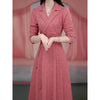 Western-style Women's Dress Spring Autumn Female Temperament Long-sleeved Dresses Korean Shrinking Slim Dress