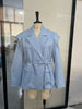 Elegant Commute Suit jacket Female Lace-Up Loose Pocket Patchwork Lapel Party Looks Outwear For Women Bandage Coat jacket