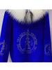 Autumn And Winter Warm Solid Color Thick Hooded Imitation Mink Fur Coat With Rhinestone And Fur Collar Women's Top Cardigan