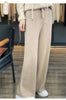 Women's Cashmere Pants 100% Merino Wool Broadfoot Pants Women's Knit Loose Knit Pants Fall/Winter Women's Thick Pants