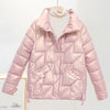 Glossy Down Cotton Jackets Women Winter Parkas Female Stand Collar Casual Warm Short Puffer Jacket Snow Outwear