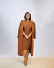 Women's Set Full Sleeve Long Blazer Coat+ Long Dress Suit Winter Streetwear Two 2 Piece Set Africa OL Work Outfits