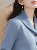 Spring Autumn Women Sweaters Elegant Solid Color Lapel Long Sleeved Knitted Cardigan Jacket Korean Female Knitwear Tops