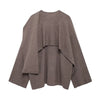 Mujer Cape Coat Women Scarf Collar Ponchos Women Shawl Long Sleeve Winter Woman Ponchos Cloak Knitted Cardigan for Women