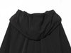 Women's Jacket Autumn Red Long-Sleeve Drawstring Decorative Festive Hoodie Zipper Cardigan Casual Versatile