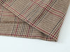 Women's 2 Piece Set Plaid Single Breasted Blazer & Side Zipper Calf-Length Trousers Casual Female Chic Lady Pants Sets