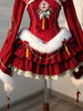 Winter Christmas Year Sweet Lolita Style Dress Womens Y2k Faux Fur Design Warm Dress Female Chic Korean Clothes