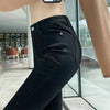 Women Stretch Jeans Lady Slim Skinny Pencil Jeans High Waist Vintage Pants Girls Leggings Straight Leg Korea Trousers