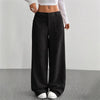 Women Autumn Winter Corduroy Pant Retro Wide Leg Trousers Lady Casual High Waist Solid Pants Street Chic Clothes